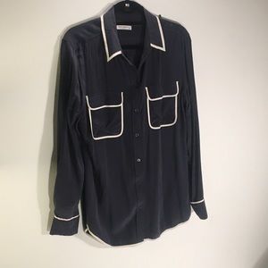 Equipment Navy Blouse